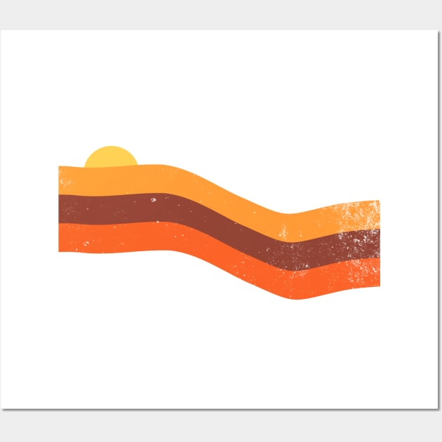 70s Heat wave Wall Art by Vanphirst